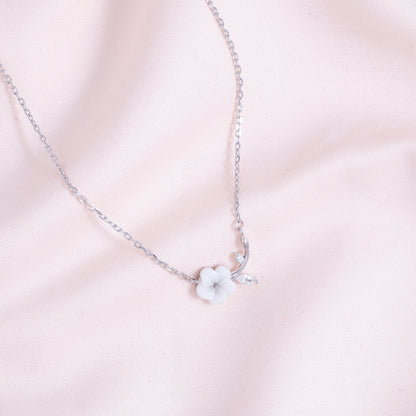 Sterling Silver Petal Whisper Pendant