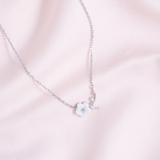 Sterling Silver Petal Whisper Pendant