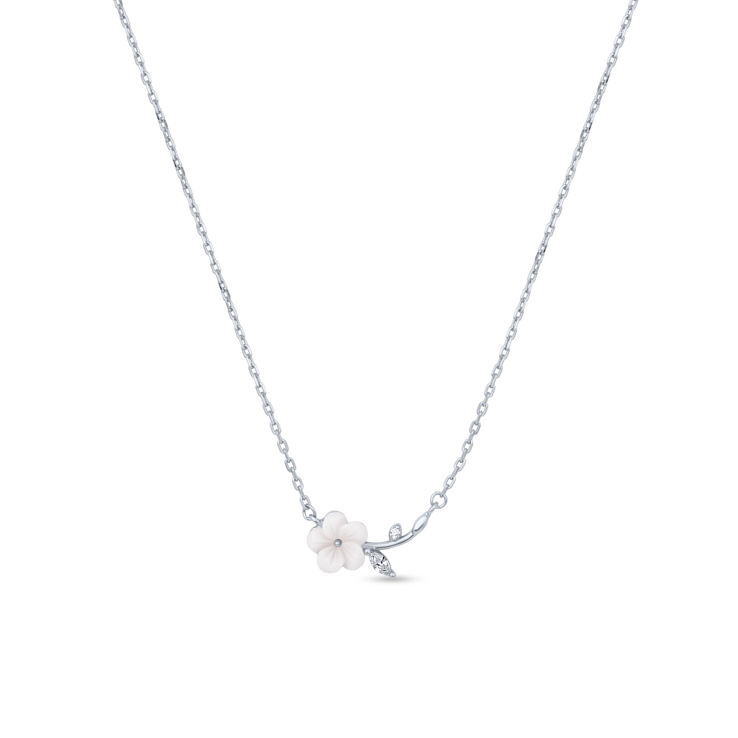 Sterling Silver Petal Whisper Pendant