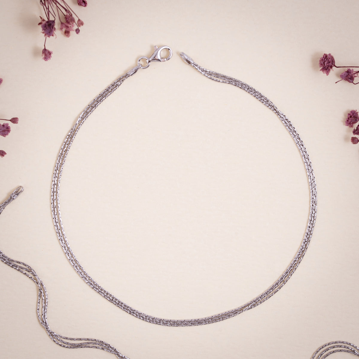 Sterling Silver Flow Anklet