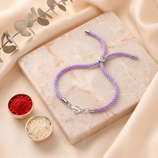 Super Bro Sterling Silver Rakhi Bracelet