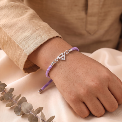 Super Bro Sterling Silver Rakhi Bracelet