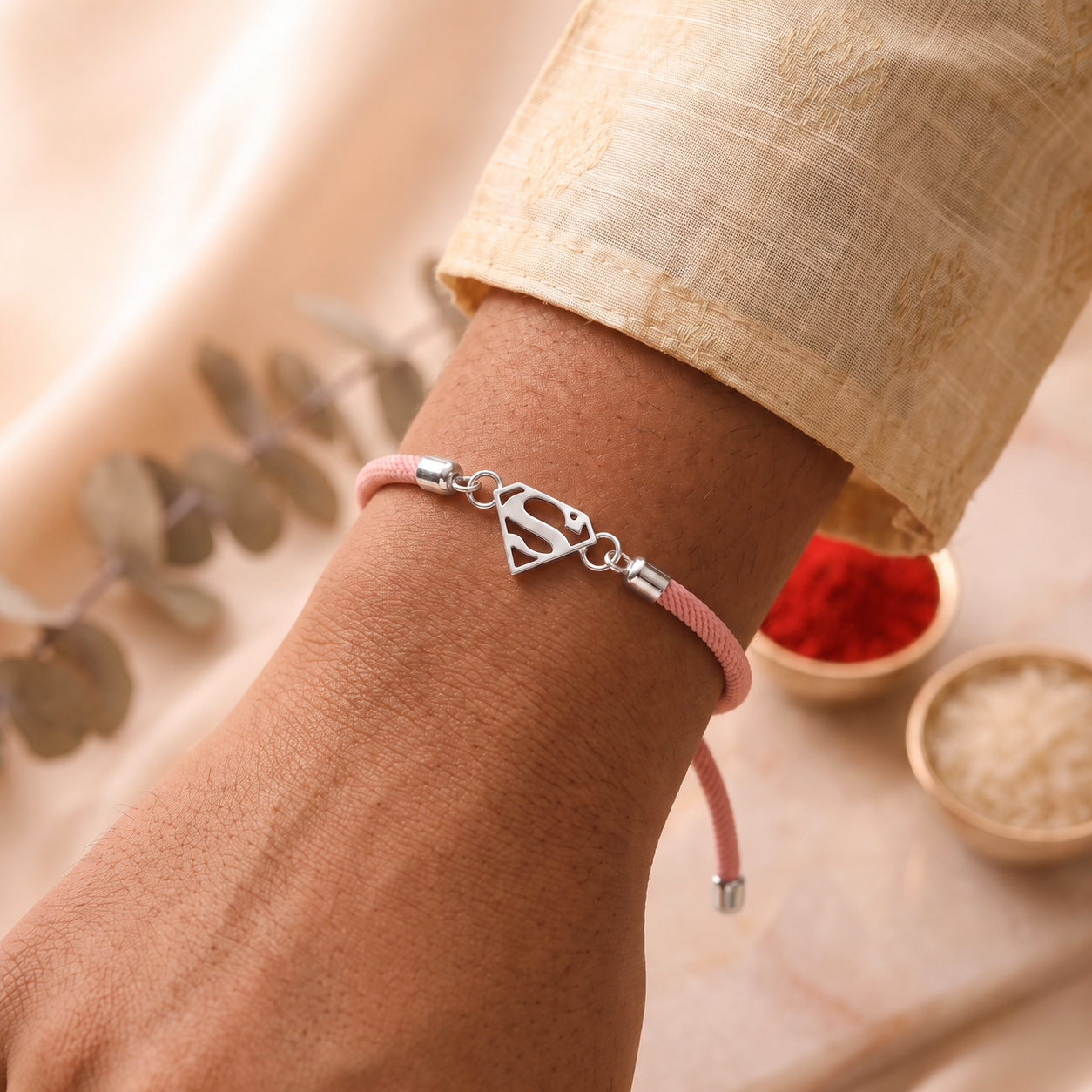 Super Bro Sterling Silver Rakhi