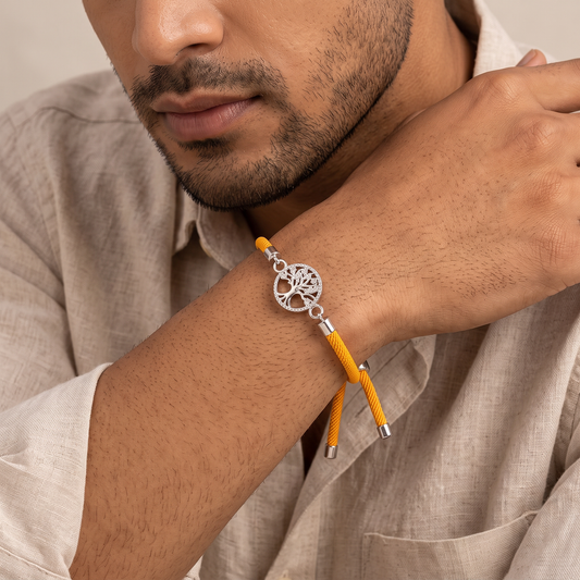 Tree of Life Sterling Silver Bracelet Rakhi