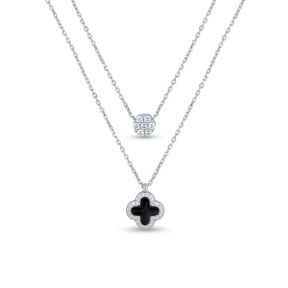 Twilight Duo 92.5 Silver Necklace