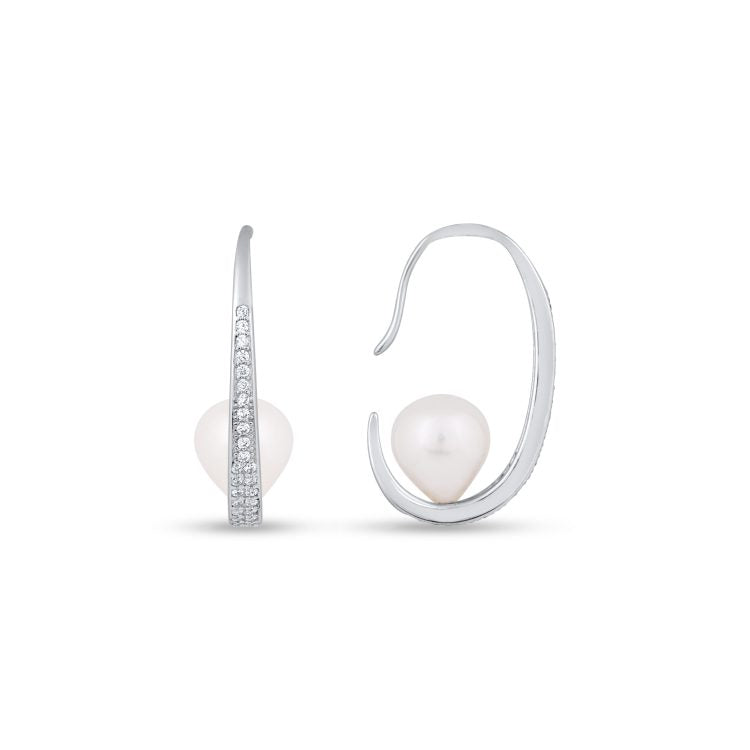 Twilight Pearl Path Hoops