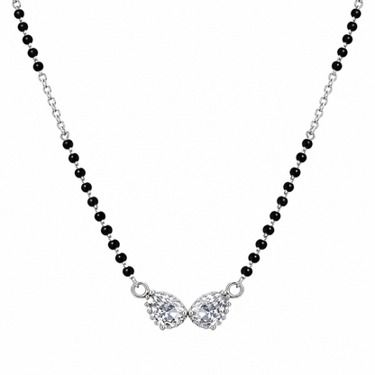 Twin Dew Silver Mangalsutra