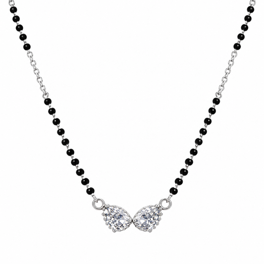 Twin Dew Silver Mangalsutra
