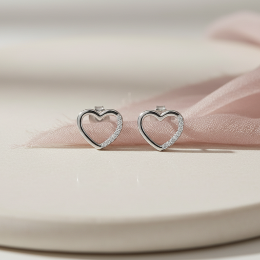 Twinkle Heart Earrings