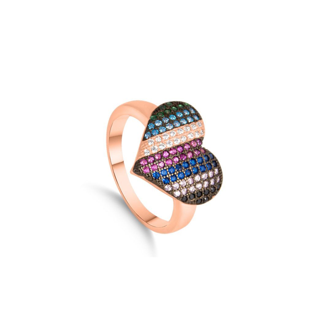 Radiant Pride Heart Rosé Signature Ring