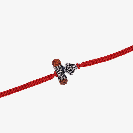 Rudraksha Damru Rakhi