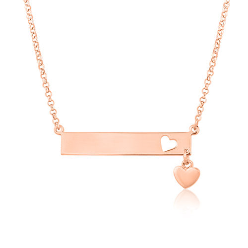 Yours truly Silver Necklace
