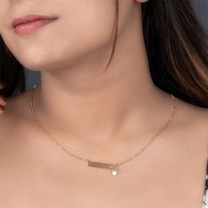 Yours truly Silver Necklace