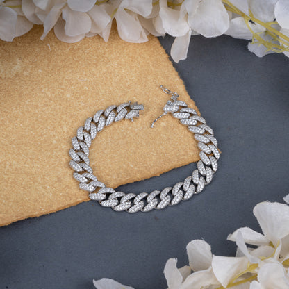 Bold Silver Bracelet for men