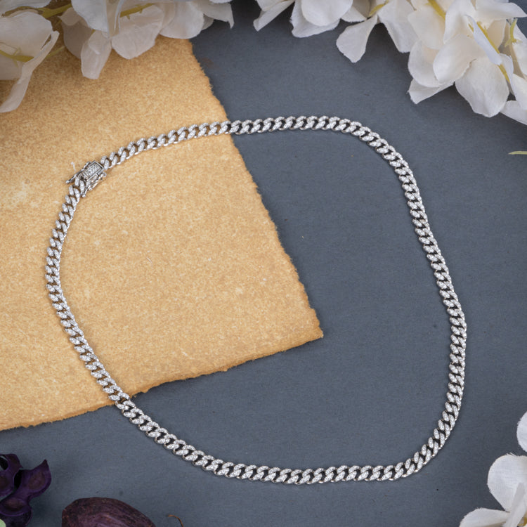 Silver Classic chain for men