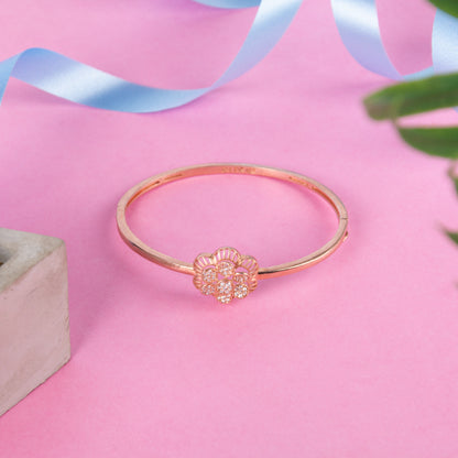 Rose Gold Mazzy Silver Bracelet