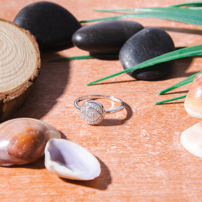 Silver glory ring