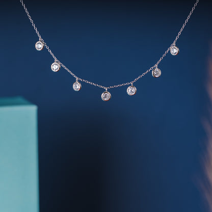 Delicate Floral Pendant Necklace