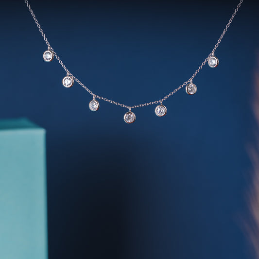 Delicate Floral Pendant Necklace