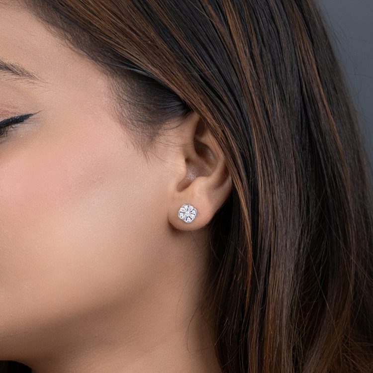 Crystal Wreath Studs