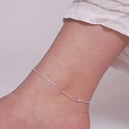 Linked Elegance Anklet