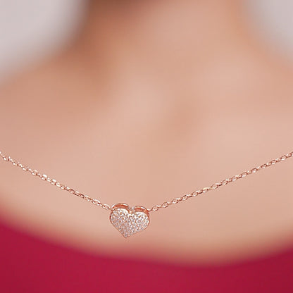 Sparkle Heart Pendant Necklace