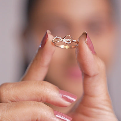 Blushing Bow Ring