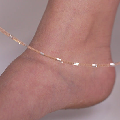 Rosé Gleam Anklet