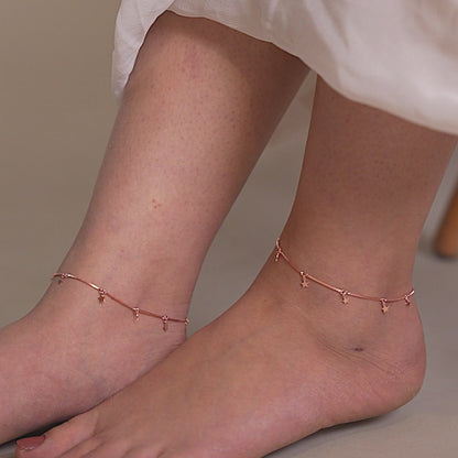 Rose Starlit Anklet