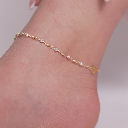 Celestial Gold Glow Anklet