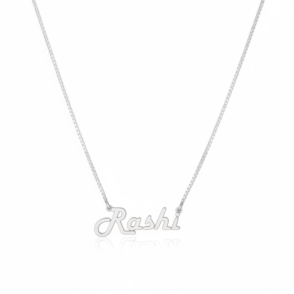 92.5 Silver Personalised Name Pendant