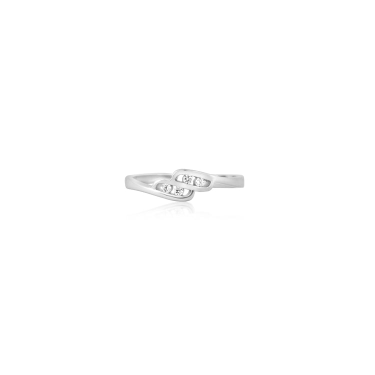 Serenity Swirl Sterling Silver Toe Ring