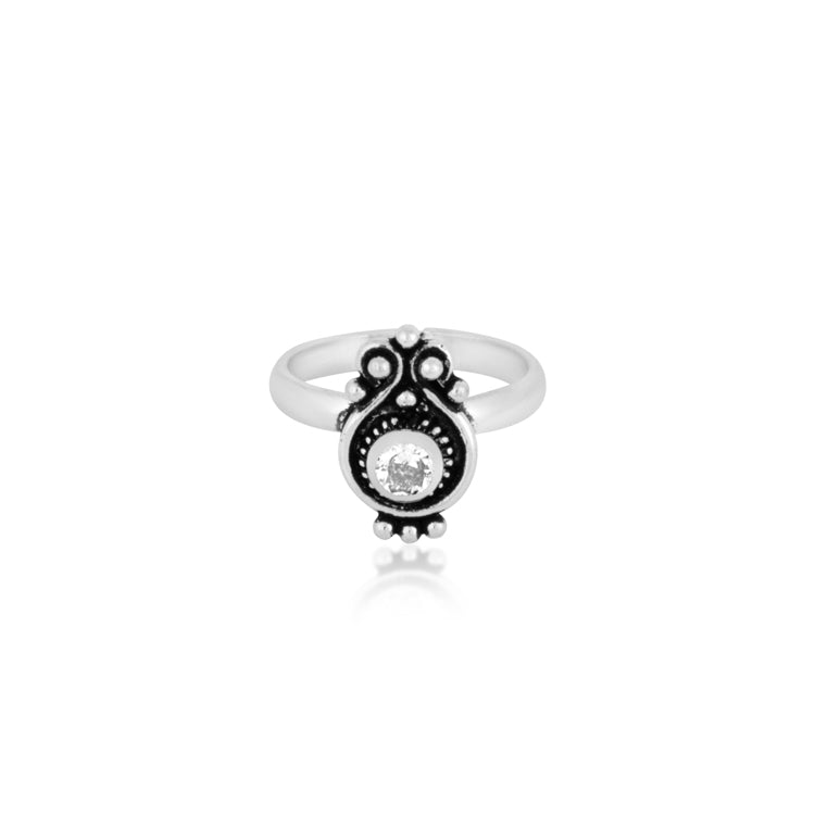 Celestial Spark Sterling Silver Toe Rings
